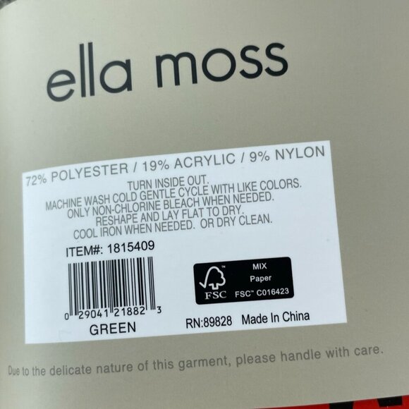 Ella Moss Button-Up Cardigan M Gray Knit Relaxed Soft Fit  Wear NWT 1194 - Picture 4 of 6